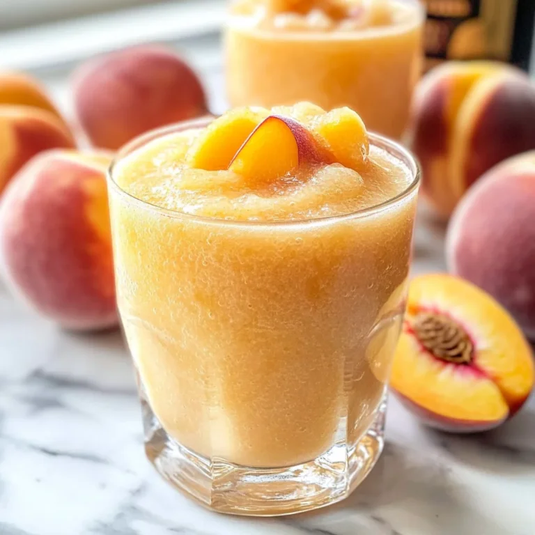 Bourbon Peach Slush