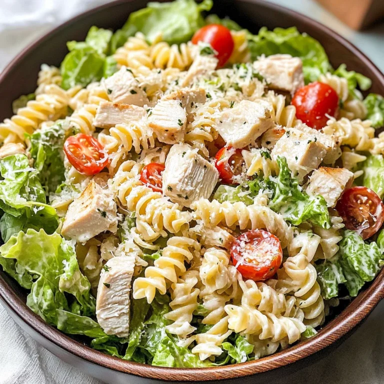 Chicken Caesar Pasta Salad