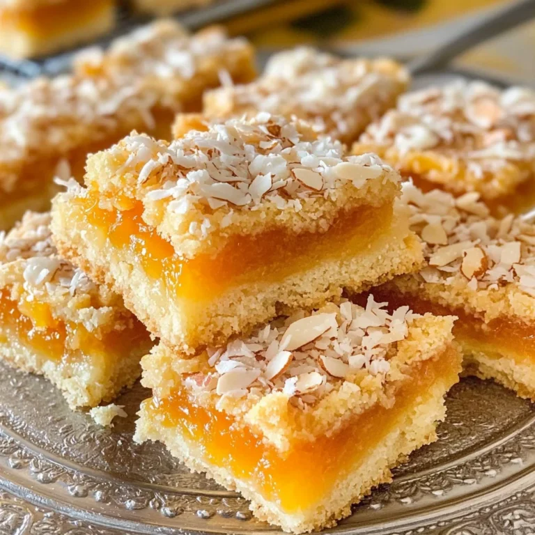 Coconut Apricot Bars Recipe