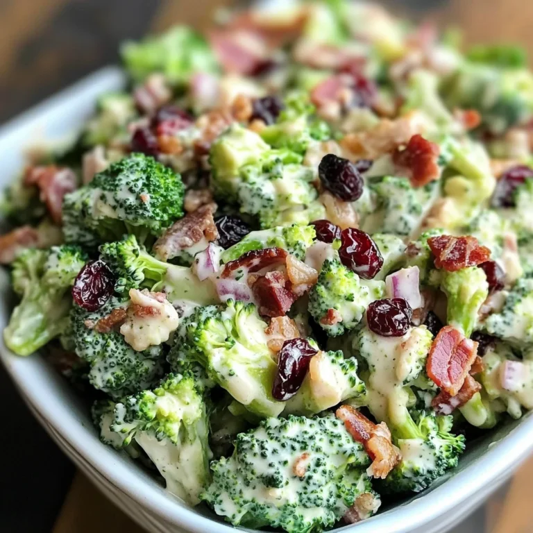 Creamy Broccoli Salad