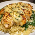 Creamy Garlic Chicken With Parmesan Rice