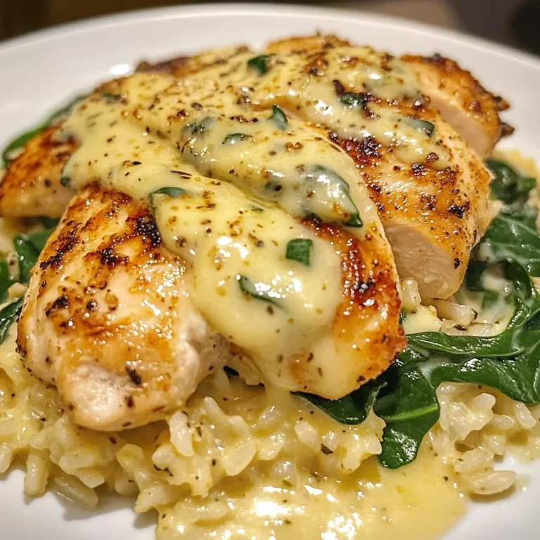 Creamy Garlic Chicken With Parmesan Rice