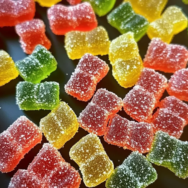Homemade Sour Patch kids