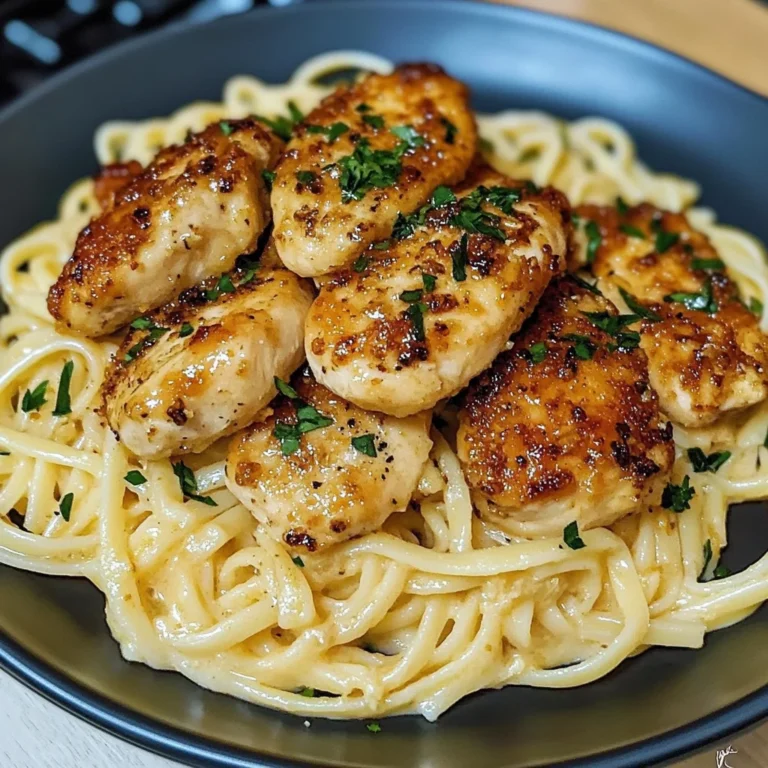 Lemon Garlic Butter Chicken Served
