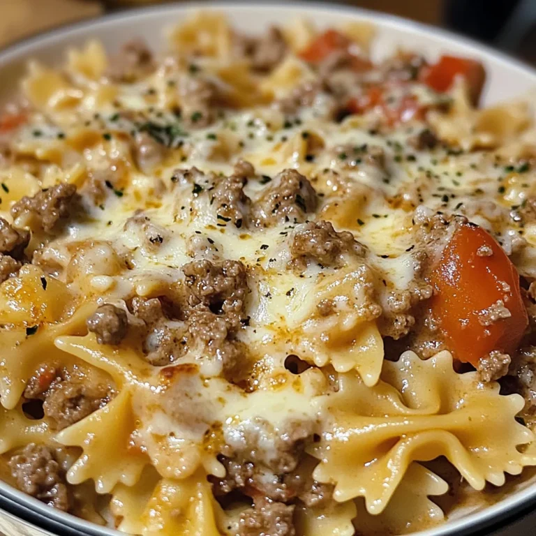 Made This Garlic Parmesan Bowtie Pasta