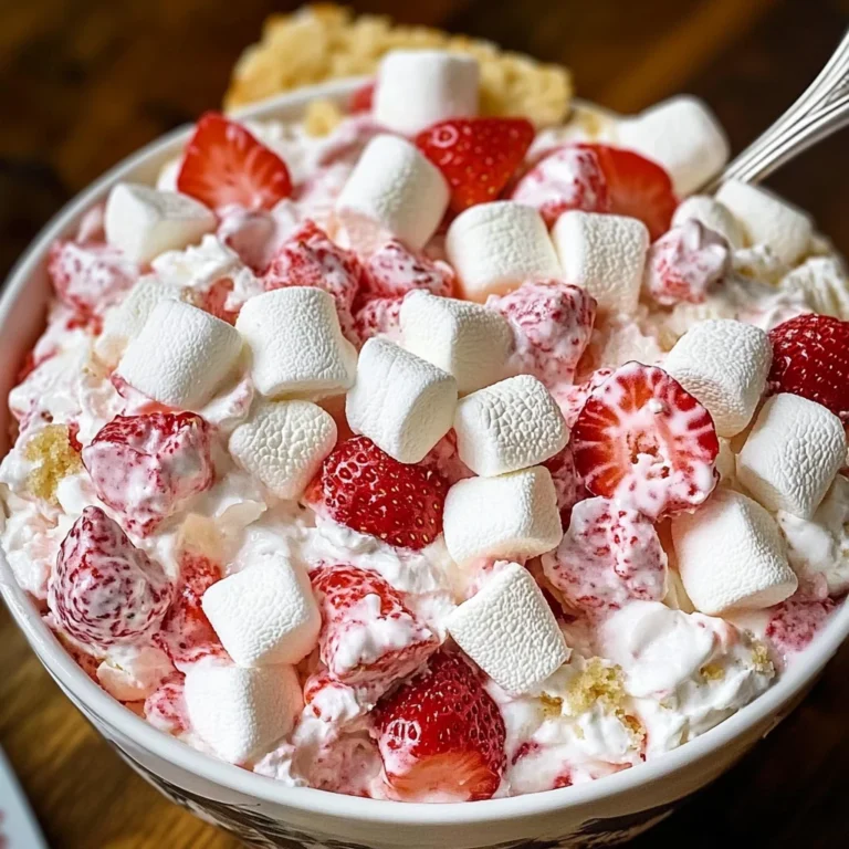 Strawberry Shortcake Fluff Salad