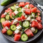 Watermelon Cucumber Salad Recipe