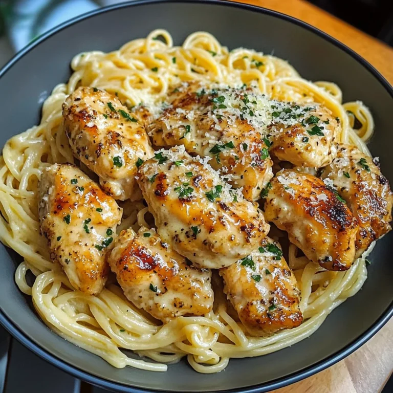 Zesty Lemon Butter Chicken Served