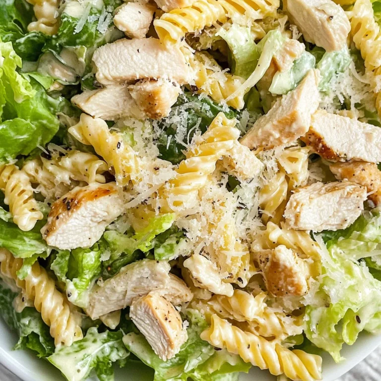 Chicken Caesar Pasta Salad