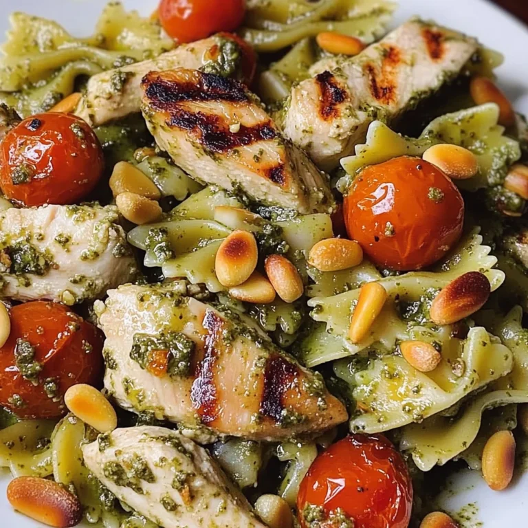 Creamy Chicken Pesto Pasta