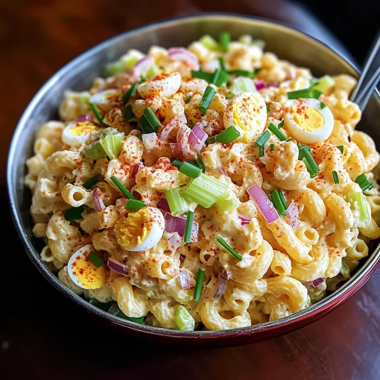 Deviled Egg Pasta Salad