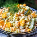 Dill Pickle Pasta Salad