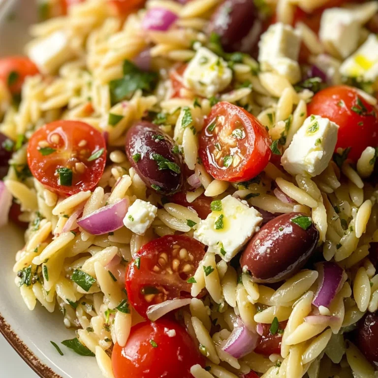 Greek Orzo Pasta Salad