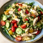 Lemon Orzo Salad with Chicken