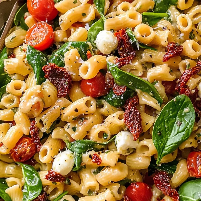 Sun Dried Tomato Pasta Salad