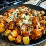BBQ Chicken Potato Skillet