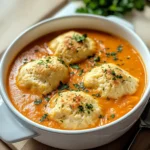 Best Tomato Soup with Cheddar Bay Dumplings