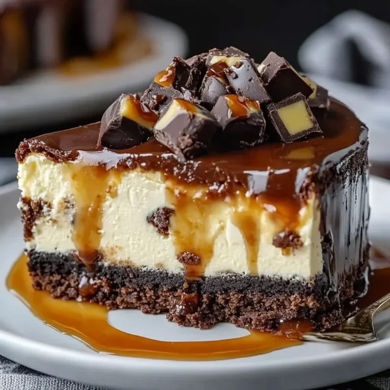 Caramel Brownie Cheesecake
