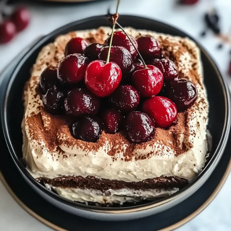 Cherry Amaretto Tiramisu