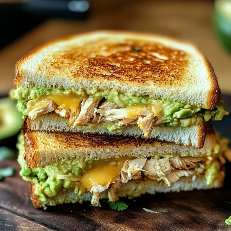 Chicken Avocado Melt Sandwich