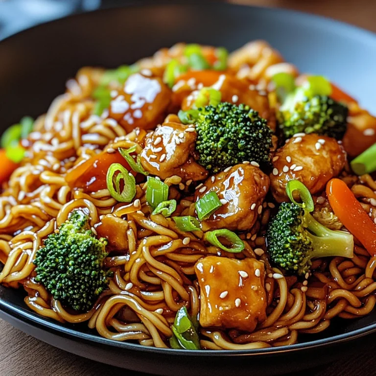 Chicken Teriyaki Noodles