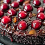 Chocolate Cherry Upside Down Cake
