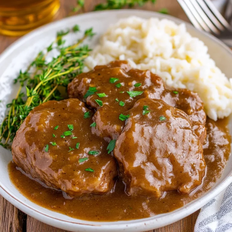 Crock Pot Cubed Steak (+Video)