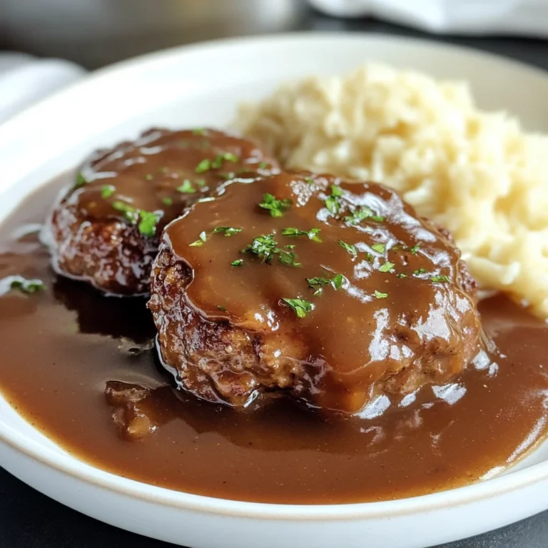 Easy Salisbury Steak Recipe