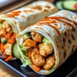 Firecracker Chicken Wraps
