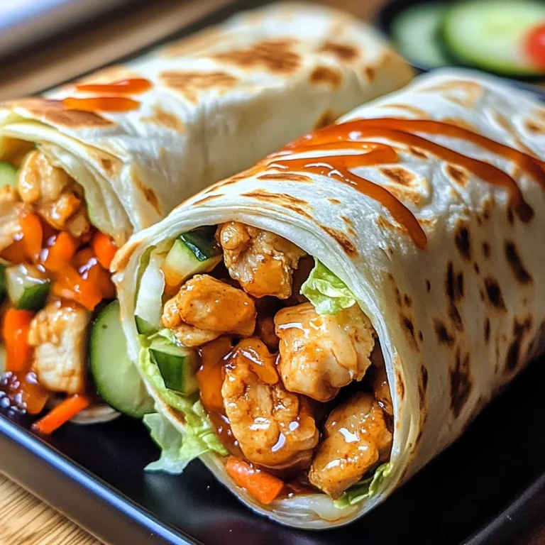 Firecracker Chicken Wraps