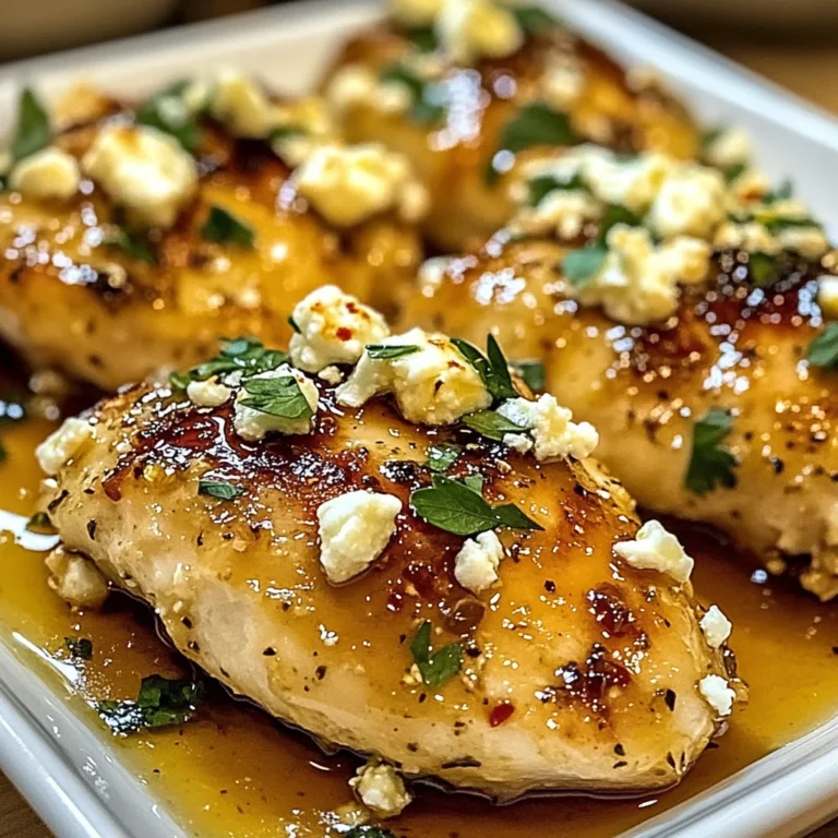 Hot Honey Feta Chicken Dish: A Deliciously Spicy and Savory Recipe