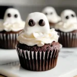 Marshmallow Ghost Cupcakes