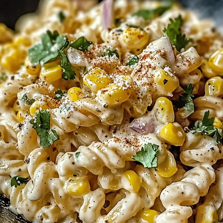 Mexican Street Corn Pasta Salad is a must-try dish!