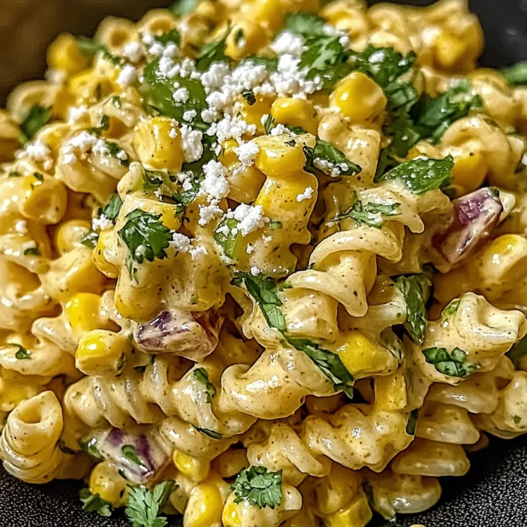 Mexican Street Corn Pasta Salad is a must-try dish!