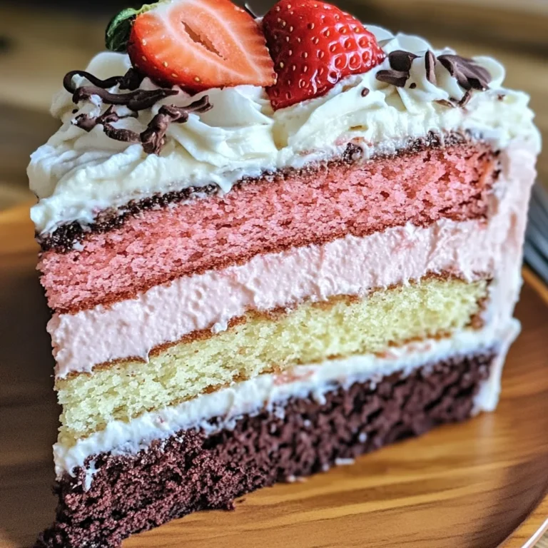 Neapolitan Cake