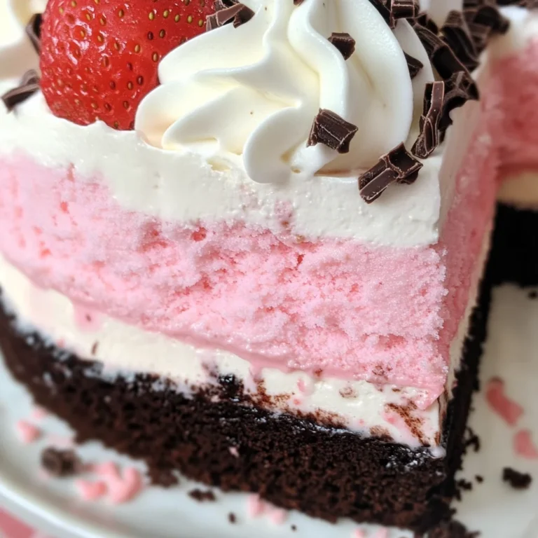 Neapolitan Ice Cream Cake