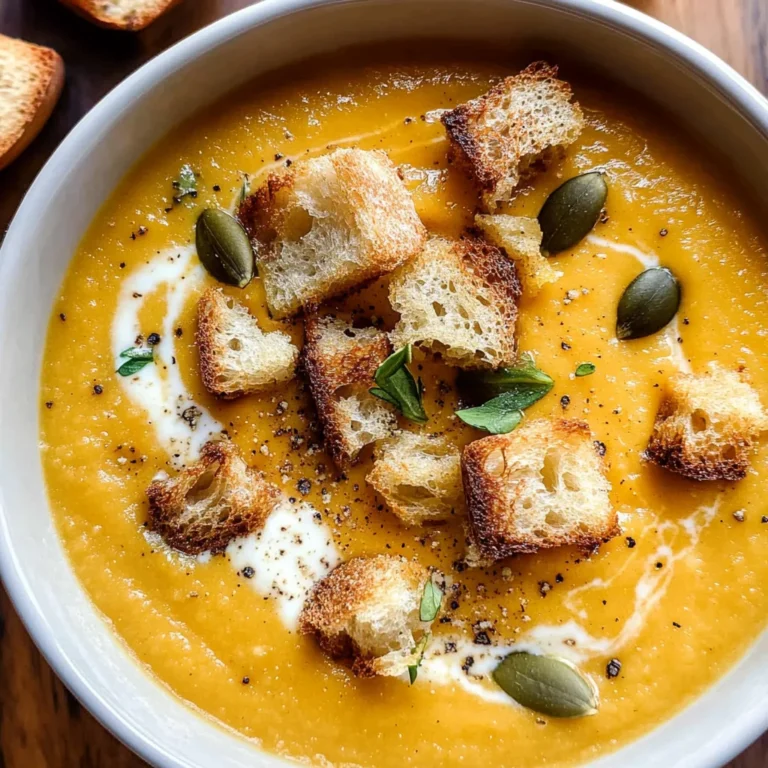 Roasted Butternut Squash Soup Recipe