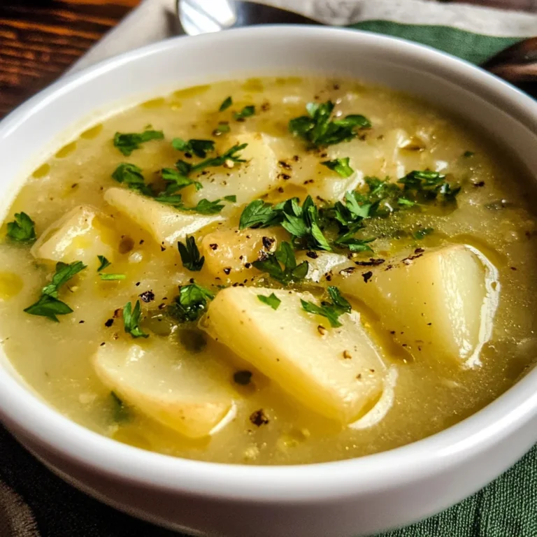 Roasted Garlic Potato Soup