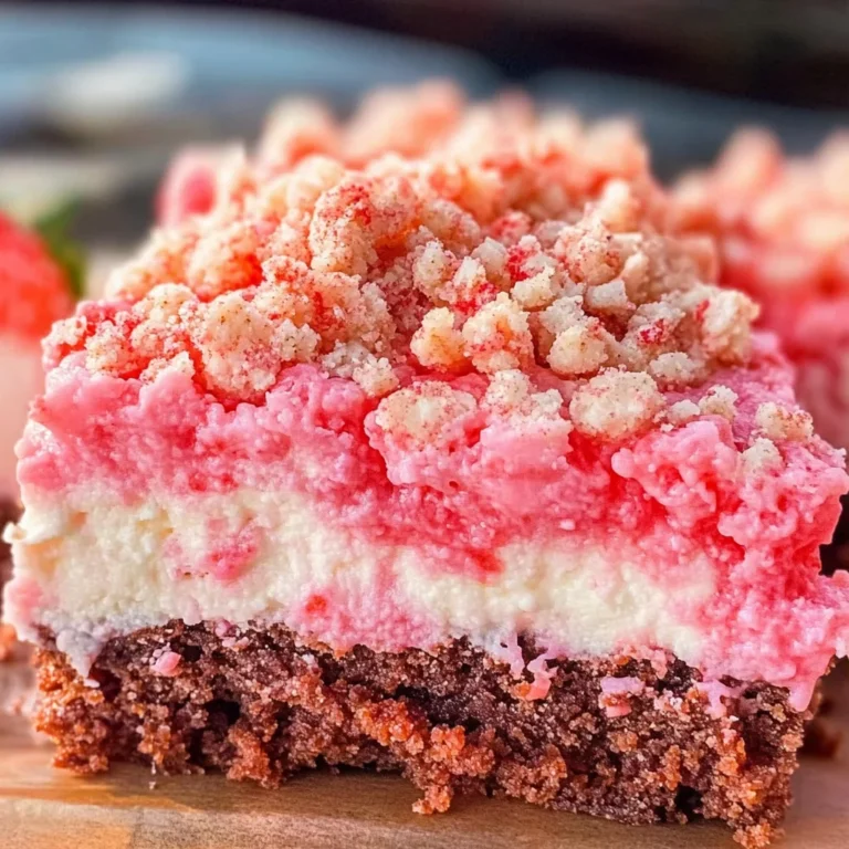 Strawberry Crunch Brownies