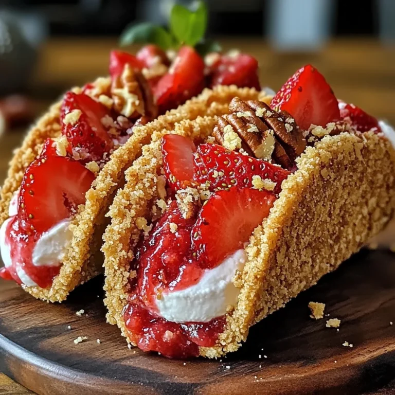 Strawberry Crunch Cheesecake Tacos