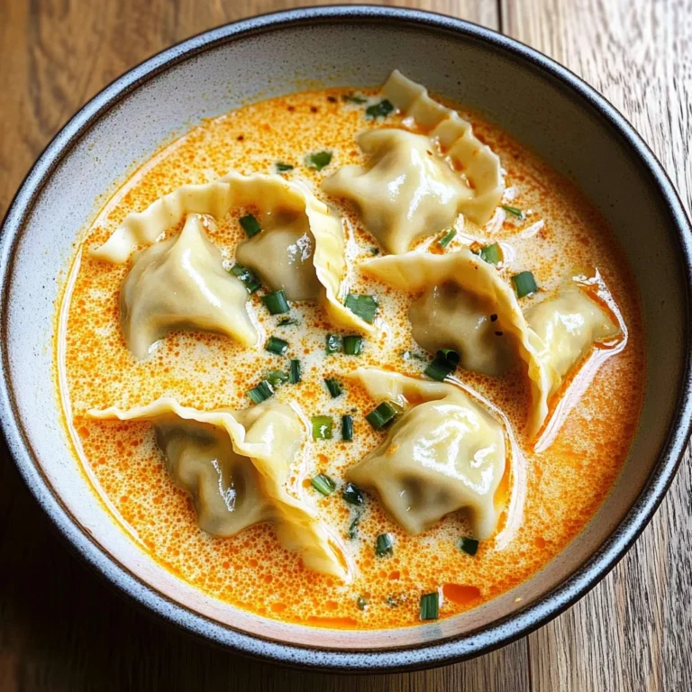 Thai Coconut Curry Dumpling Soup