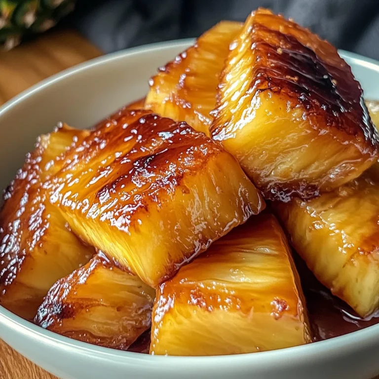 Air Fryer Caramelized Pineapple - Easy & Sweet Treat