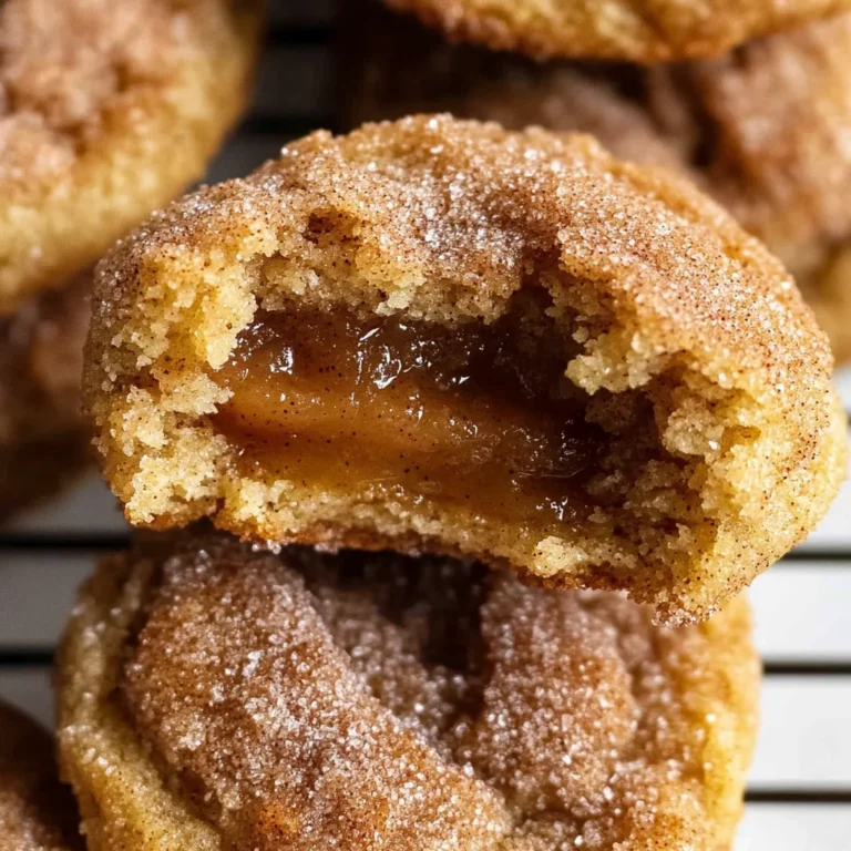 Apple Butter Snickerdoodle Cookies