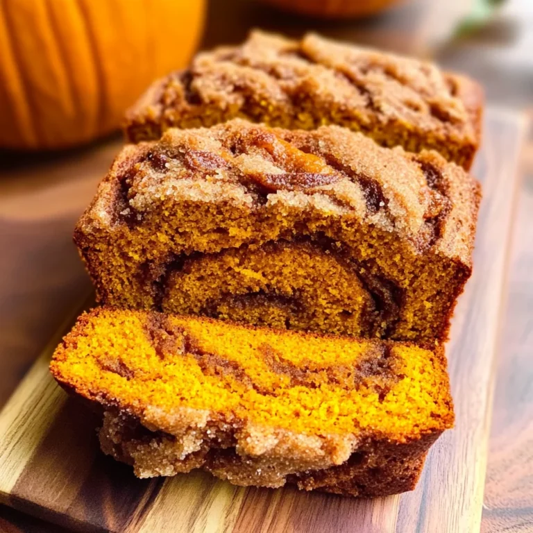 Cinnamon Swirl Pumpkin Bread Mini Loaves