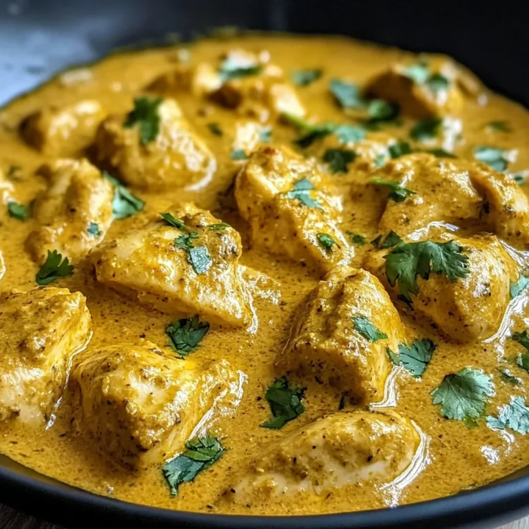 Easy Homemade Chicken Korma with Flatbread or Rice