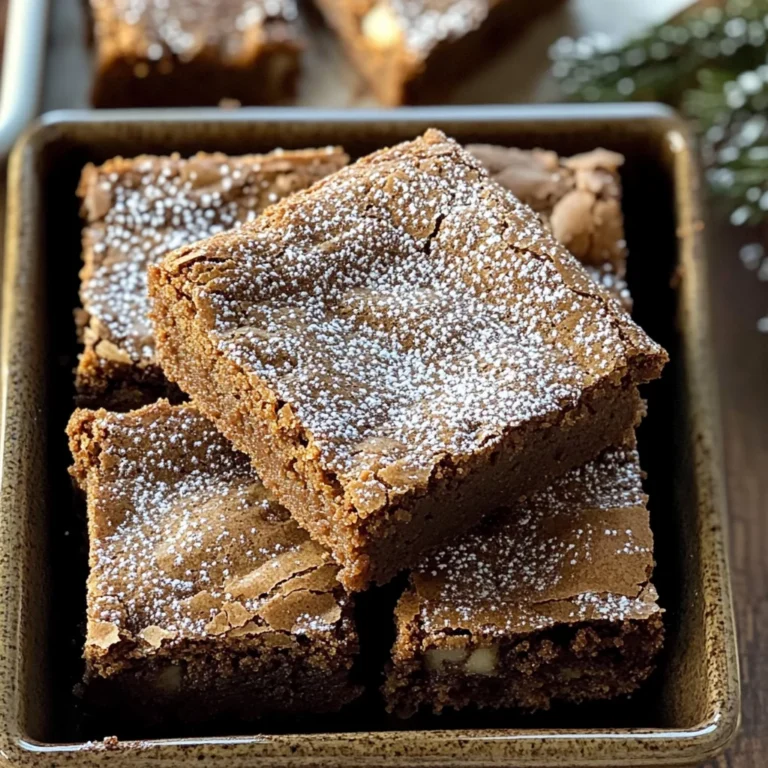 Gingerbread Brownies