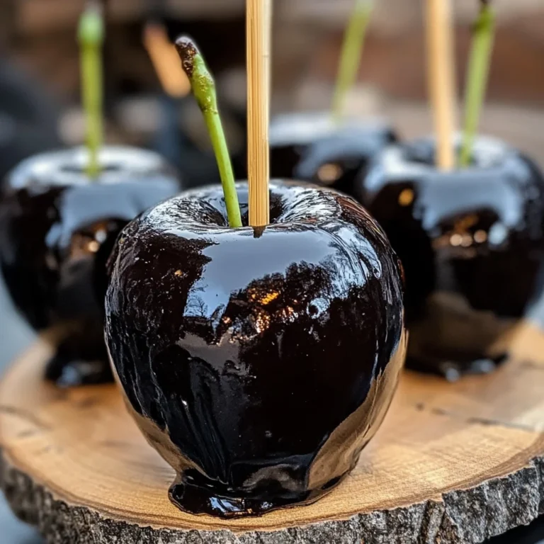 Poison Toffee Apples for Halloween