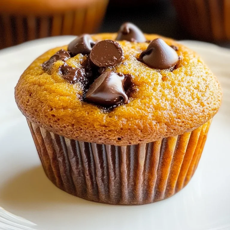 Pumpkin Chocolate Chip Muffins