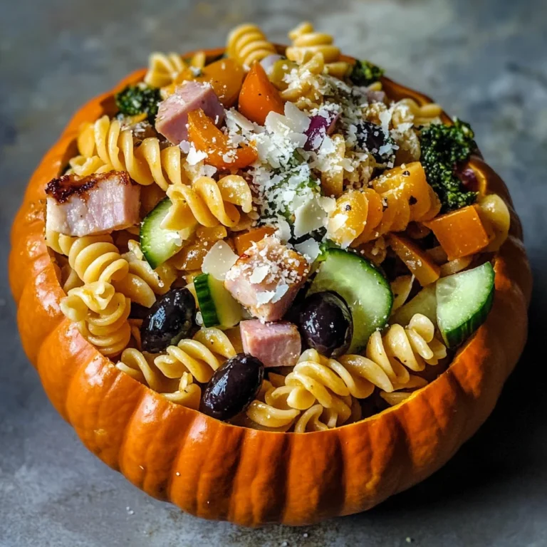 UpChuckin' Pumpkin Loaded Pasta Salad