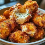 Cheesy Jalapeño Ranch Chicken Poppers with a Creamy Dip